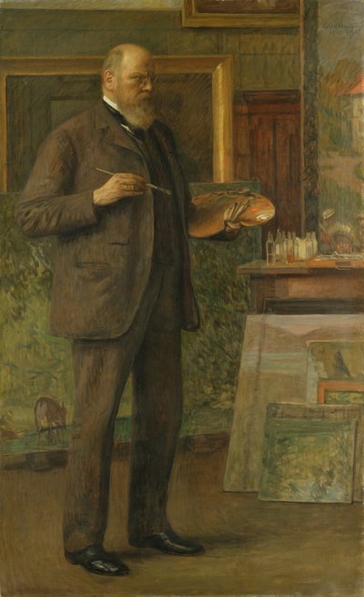 Self Portrait by Leopold Karl Walter von Kalckreuth